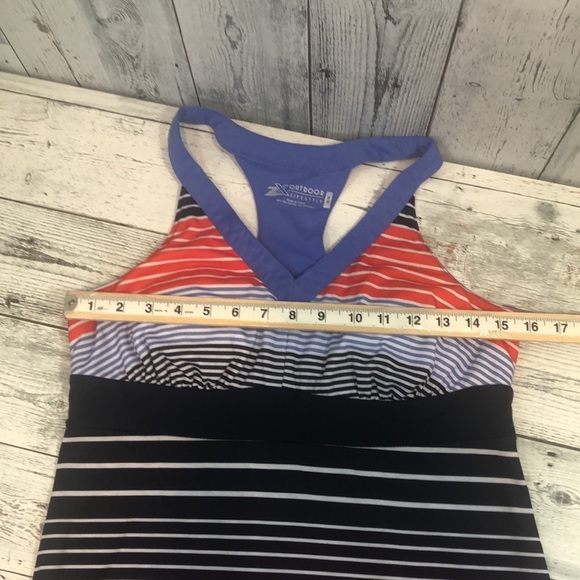 ZX Outdoor Lifestyle Stripped Padded Bra Dress Medium - Picture 7 of 8